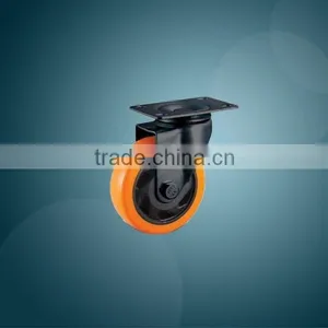 Orange SK6-Z75108P Heavy Duty With Brake Industrial Caster thumbnail-2