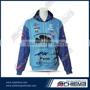 Custome Design Sublimation Long Sleeves High Quality Hoodies thumbnail-5