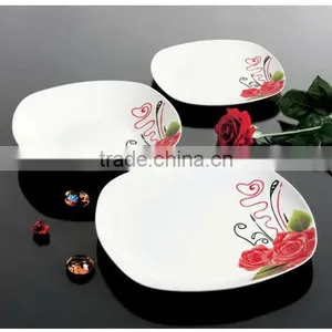 20 Pcs Square Dinner Set,square Porcelain Dinnerware and Ceramic Dinner Set With Tea Set thumbnail-1