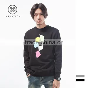 Soild Color Plain Sweatshirts Without Hood Made in China thumbnail-3