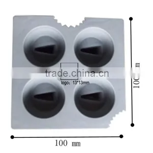 100% Food Grade Novelty Shark Fin Custom Silicone Ice Cube Tray thumbnail-3
