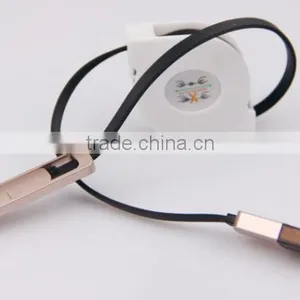 2 in 1 Usb Retractable Cable,usb Micro Cable,micro Usb Charge Cable for IPhone 6 thumbnail-3