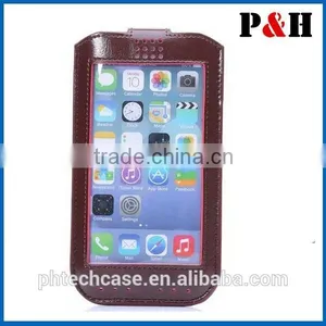 2015 Newest Pouch Leather Case for Iphone 6 4.7, Touch Screen Leather Pouch Case,VARIOUS LEATHER BELT CASE POUCH HANDBAGS thumbnail-5