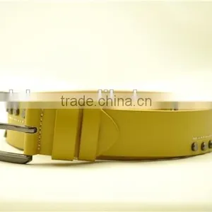 2015 Men's Studed Leather Belt thumbnail-1