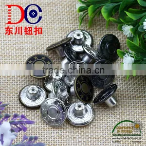 Eight Star Plastic Insert Copper Button Shank Button for Jean Button thumbnail-6