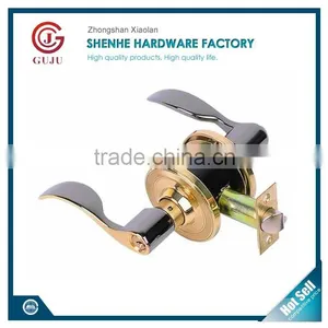 High Quality American Design Zinc Alloy Cylindrical Lever Door Handle Lock thumbnail-1