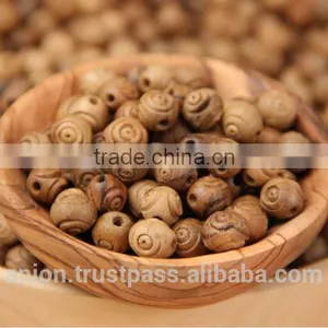 Olive Wood Carved Round Beads thumbnail-5