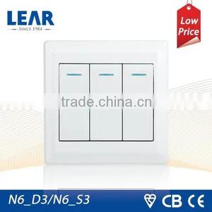 N6 Series Wall Switch 3 Gang 1 Way/ 1 Gang 2 Way thumbnail-1