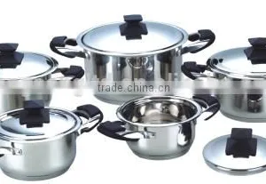 Stainless Steel 10pcs Casserole Set/cookware Set thumbnail-1