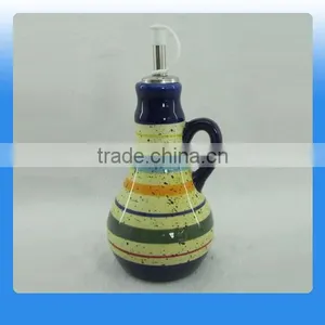 High Quality Ceramic Kitchen Oil Bottle ,ceramic Olive Oil Bottle for Kitchen thumbnail-2