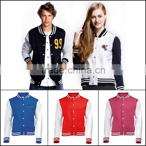 Custom Sublimated Men and Women Winter Varsity Jackets thumbnail-1