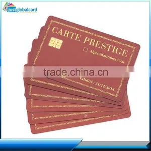 Top Quality Custom Design Matt Finish Printing Plastic Sle5528 Smart Card Fashion Magnetic Card Wholesale RFID Contact Chip Card thumbnail-1