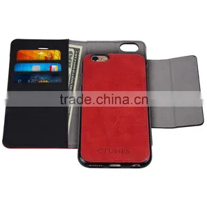C&T Detachable 2in1 Leather Wallet Case Removable Cover for IPhone 7 thumbnail-2