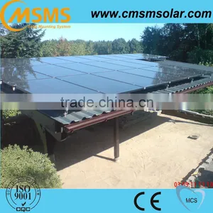 PV Aluminum Solar Panel Carport Mounting System thumbnail-3