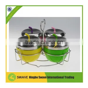2016 Apple Shape Colorful Stainless Steel Seasoning Pot P77150 thumbnail-6