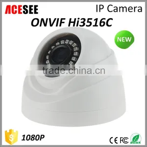ACESEE Night Vision Onvif POE Plastic Dome P2P Security CCTV Network Camera thumbnail-1