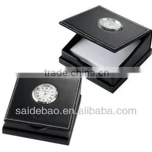 Leather/PU Business Card Box Notepaper Container Notepad Small Paper Box(SDB2286) thumbnail-3