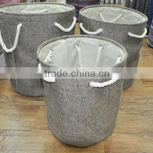 High Quality Fabric Laundry Hamper Basket thumbnail-2