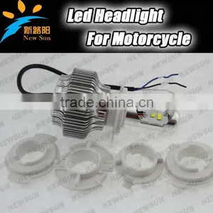 Universal Motorcycle LED Headlight With 4 Kinds of Lampholder,15W Power With 6000K-6500K/1500lm DC 8-48V thumbnail-1