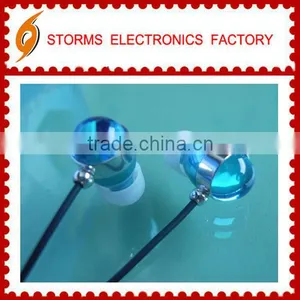 Transparent Crystal Studded Earphone&earbud From Factory thumbnail-1