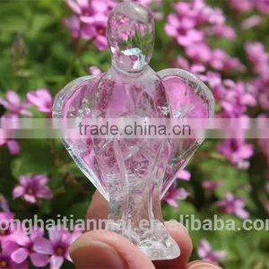 Wholesale Clear Quartz Crystal Angels Carving /Natural Energy Crystals Angel Figurine thumbnail-2