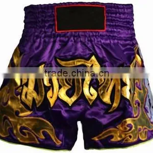 Silk Boxing Shorts, High Quality Boxing Shorts,Custom Logo Fighting Shorts, thumbnail-1