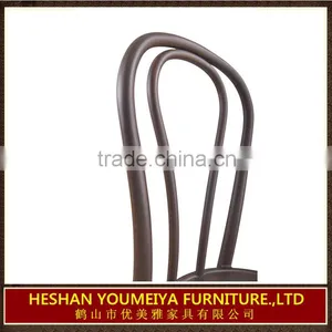 Aluminium Bistro Chair With Wooden Finish YL1089 thumbnail-5