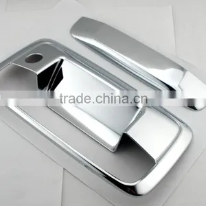 3m Tape Abs Plastic Chrome Tail Gate Handle Cover for Chevrolet Pickup thumbnail-4
