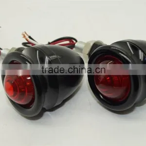 Aluminium LED Motorbike Motorcycle Retro Bike Indicators Turn Signals Lights thumbnail-3