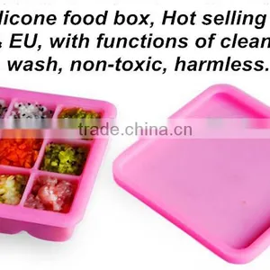 High Quality Custom Silicone Ice Cube Tray With Lid, Personalized Ice Cube Tray Moulds thumbnail-2