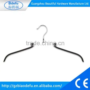PVC-coated Metal - Black Non-Slip Knitwear Clothes Hanger thumbnail-1