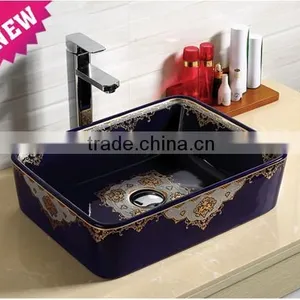 Chinese Cheap Fancy Color Pure White Ceramic Sinks Basin thumbnail-4
