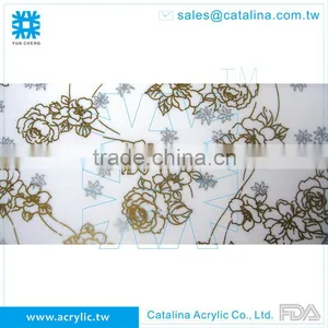 Flower Pattern Bathroom House Plastic Acrylic Chair thumbnail-6