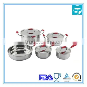 Wholesale 9pcs Stainless Steel Pots and Pans Set thumbnail-1
