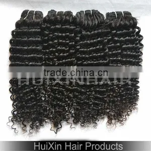 Afro Kinky Curly Human Hair Weave Blonde Hair 16inches Peruvian thumbnail-1