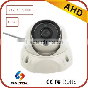 Low Illumination CMOS Sensor/1.3MP/720P, With IR CUT AHD Dome CCTV Camera thumbnail-1