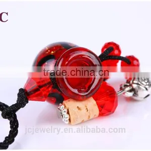 Fashion Necklace 2016 Essential Oil Glass Oil Bottle Pendant Bottle Necklace Pendant thumbnail-5