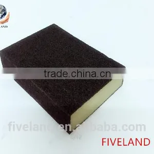 Wholesales Polishing Door Abrasive Tools Red A.O Sanding Sponge Block thumbnail-2