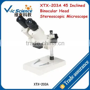 XTX-203A 45 Inclined Binocular Head Stereo Microscope thumbnail-1