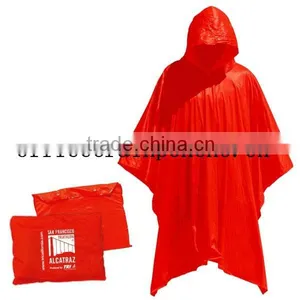Adults Rain Poncho/pvc Hooded Rain Poncho thumbnail-2