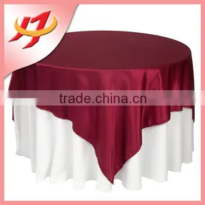 New Arrival Fancy and Elegant Wedding Satin Table Overlay thumbnail-5