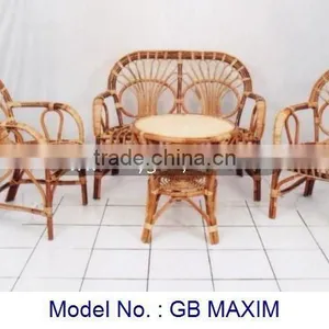New Elegant Rattan Furniture, Antique Design Indoor Living Sets thumbnail-1