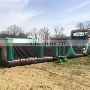 12 Years Factory Inflatable Obstacle Courses/inflatble Tunnel Obstacle Adults Interesting Kids Inflatable Bouncer Obstacle thumbnail-1