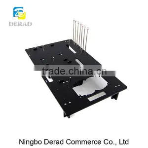 PC-D001N Black Acrylic Horizontal Computer Case ATX PC Case Open Bare Frame Chassis thumbnail-1