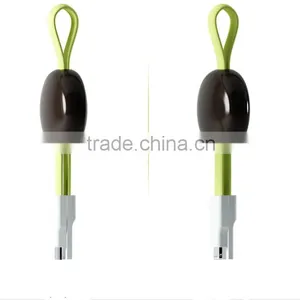 Creative USB Data Line Mini Mobile Phone Lines Carry Stones Portable Mini Charger Cable thumbnail-2