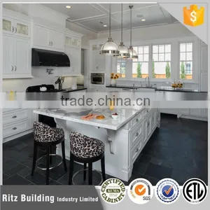 Joenony U-shape White Kitchen Cabinet, Pvc Kitchen Cabinet thumbnail-1