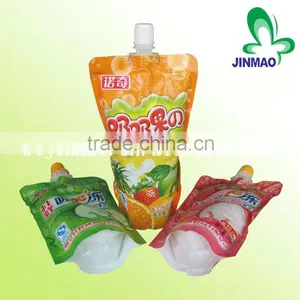 Stand up Plastic Pouch for Milk Packaging With Spout thumbnail-1