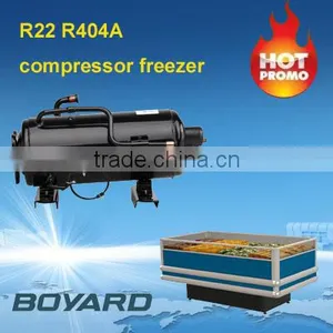 Truck Refrigeration Units 220 Volt R404A Lanhai Boyard Horizontal Refrigerating Kompressor CE Rohs for Supermarket Counter thumbnail-1