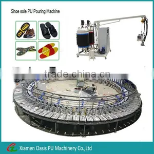 Rotary Molding Polyurethane Foaming Injection PU Shoe Sole Making Machine thumbnail-1