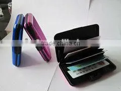 High Quality Pink Aluminum Credit Card Holder thumbnail-1